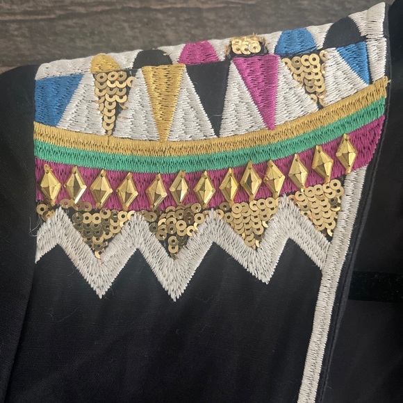 SASS & BIDE PEEK BOO SILK EMBELLISHMENTS BLACK JACKET SZ EURO 40 AUS/UK 10 US 6 - Picture 6 of 11